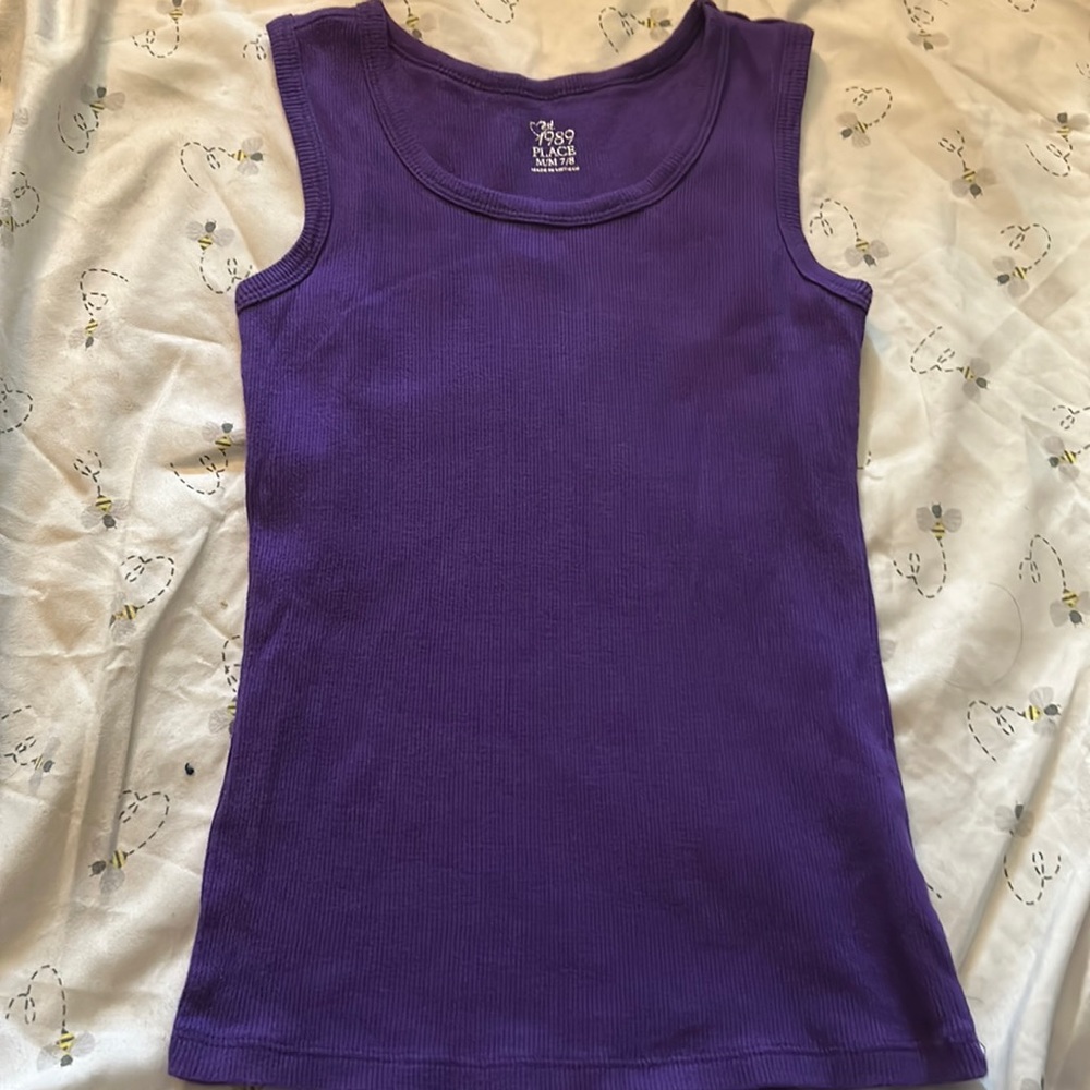 Kids purple tank top